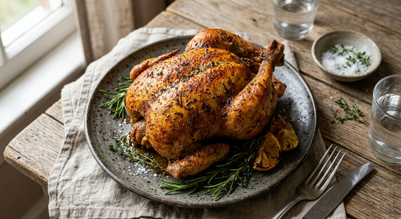 Air-Fryer Roast Chicken