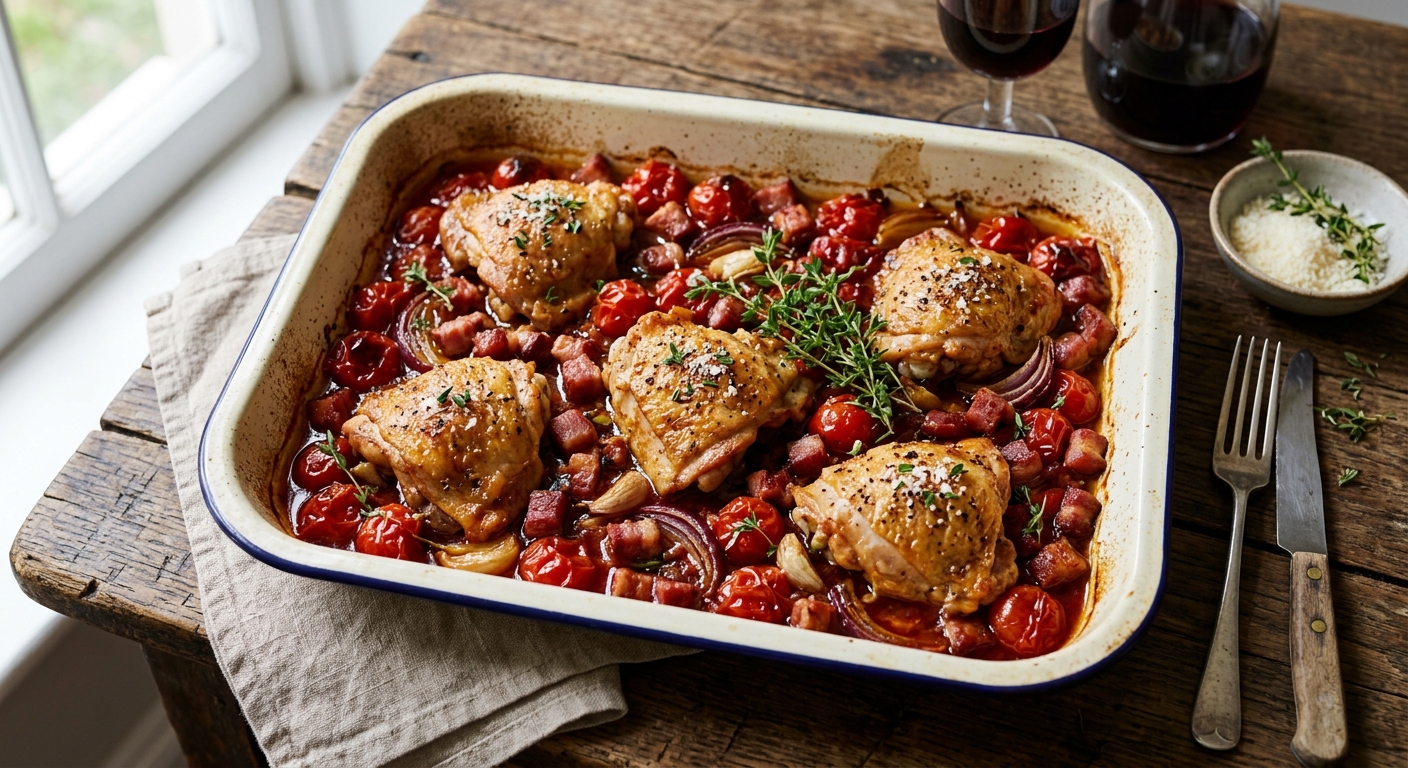 Amatriciana Chicken Traybake