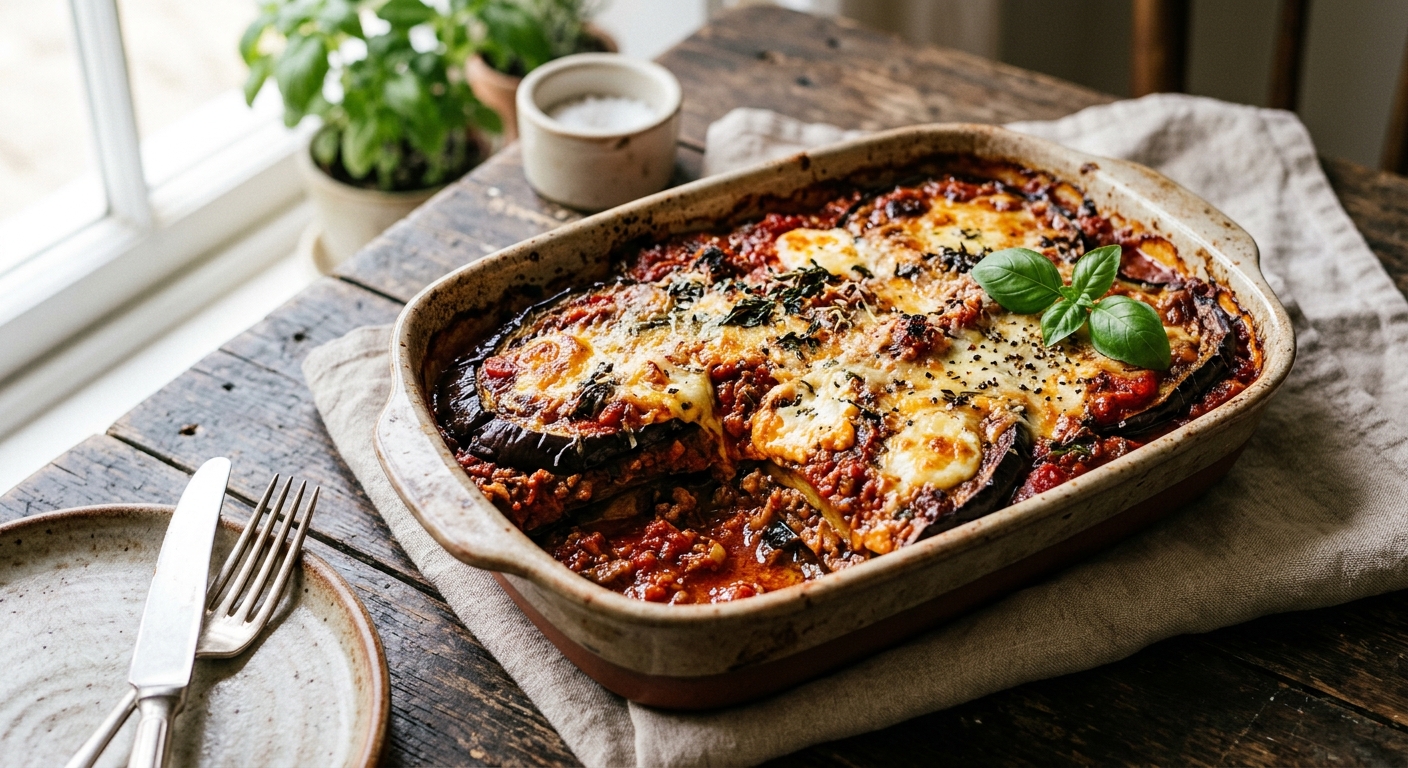 Beefy Melanzane Parmigiana