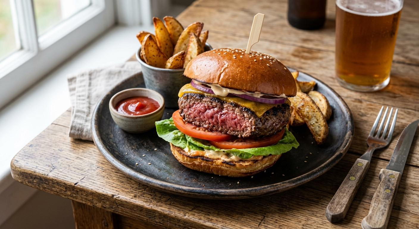 Homemade Beef Burgers with Perfect Patties